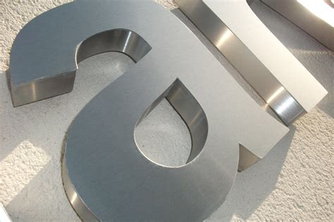 customized fabricated metal letters|fabricated stainless steel letters.